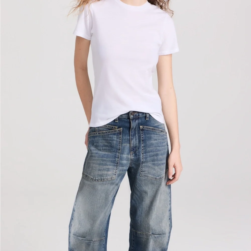 Nili Lotan Shon Jeans in Classic Wash - Picture 3 of 8